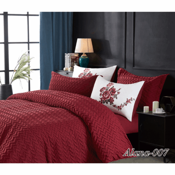 Alana Duvet Cover Set 6 pcs Crip Cotton - Image 2