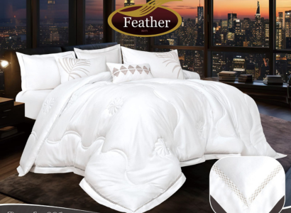 Brenda Comforter Set 7 pcs with Lace - Image 3