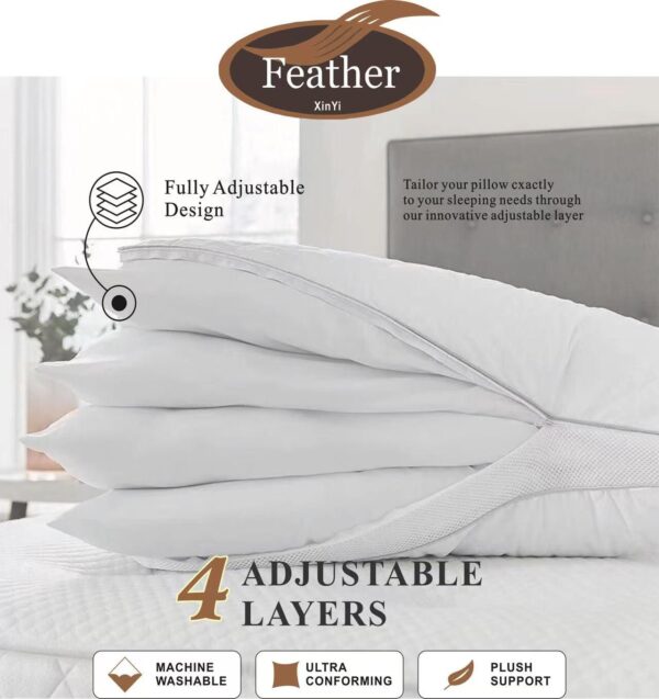 4 Layers Feather Pillow (Hotel Collection)