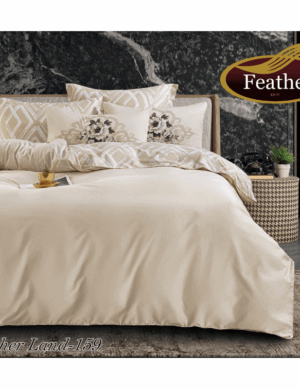 Feather Land Duvet Cover Set 6 pcs printed Cotton - 2