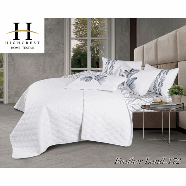 Feather Land Bed Spread Set 4 pcs Printed Cotton - Image 3