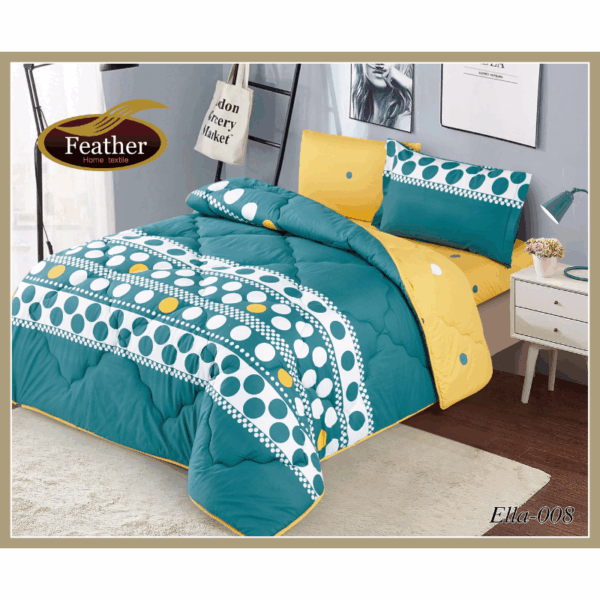 Ella comforter Set 4 pcs Cotton - Image 4