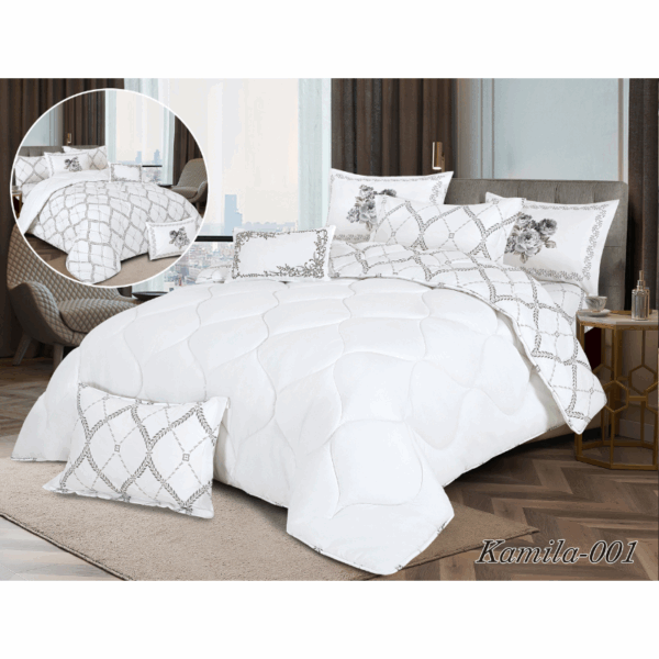 Kamila comforter Set 7pcs Printed Cotton - Image 7