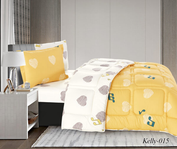 Kelly comforter Set 4 pcs Printed Cotton - Image 9