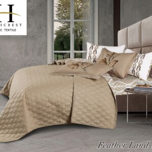 Feather Land Bed Spread Set 4 pcs Printed Cotton