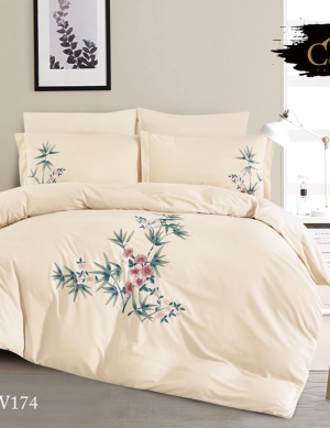 Moscow Duvet Cover Set 6 pcs Embroidery Microfiber