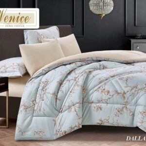 Dallas Comforter 4 Pcs Set Printed Microfiber