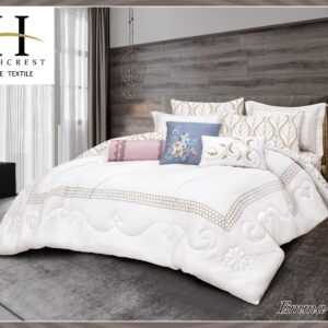 لحاف Emaa 9 pcs  قطن 100% تطريز خفيف