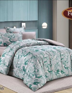 Farah comforter 4 Pcs set Printed cotton