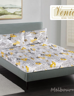 Dima Fitted Sheet 3 Pcs Set Microfiber Printed